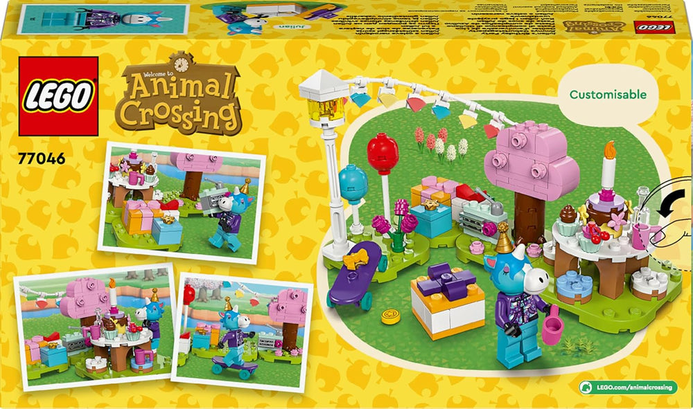 LEGO Animal Crossing Jimmy születésnapi partija Kreatív gyerekjáték videojáték Ló Állatkészlet Ajándék lányoknak és fiúknak 6 éves 77046 építőkészlet Besuche den LEGO-Store