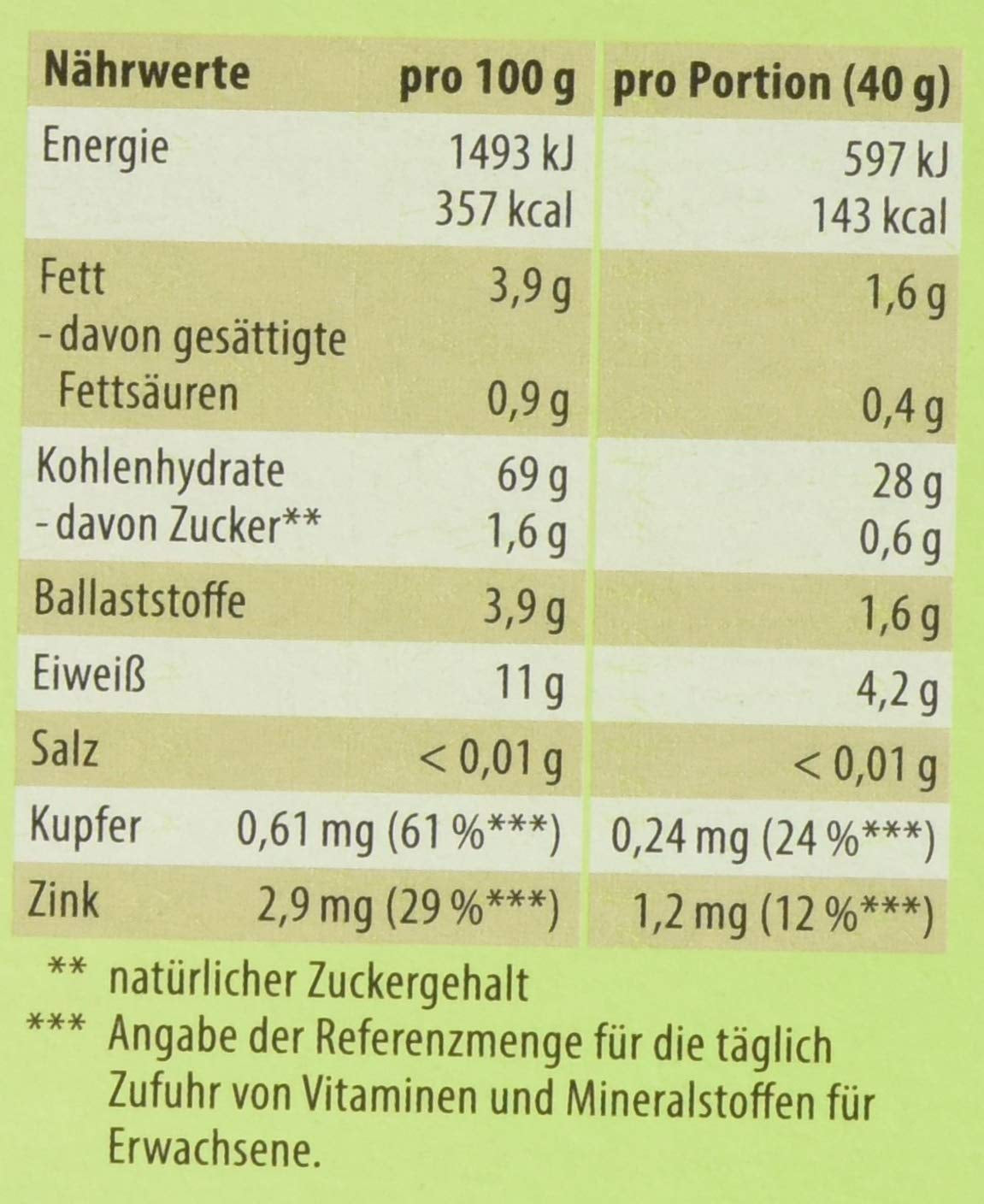 Hirse-Flocken Bio, 6Er Pack (6 X 400 G) Cereale Naty Shop