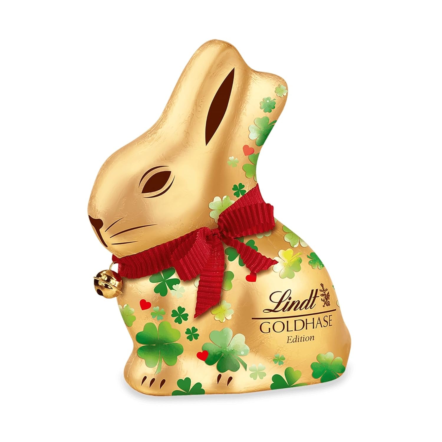 Lindt Chocolate Gold Bunny Lucky Charm Edition | 100g | Arany tejcsokoládé húsvéti szerencsés varázsmintával | Húsvéti csokoládé | Ajándék csokoládé | Csokoládé nyuszi | húsvéti nyuszi