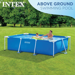 Intex 28271NP - Piscină supraterană dreptunghiulară cu cadru, 2282 L, oțel și PVC, albastră, 260x160x65 cm