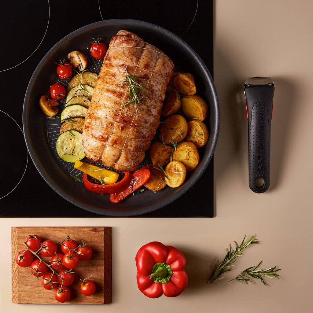 Tigaie Tefal Ingenio Eco Resist, 20 cm, inducție, ușor de curățat, acoperire antiaderentă Oale si Tigai Naty Shop