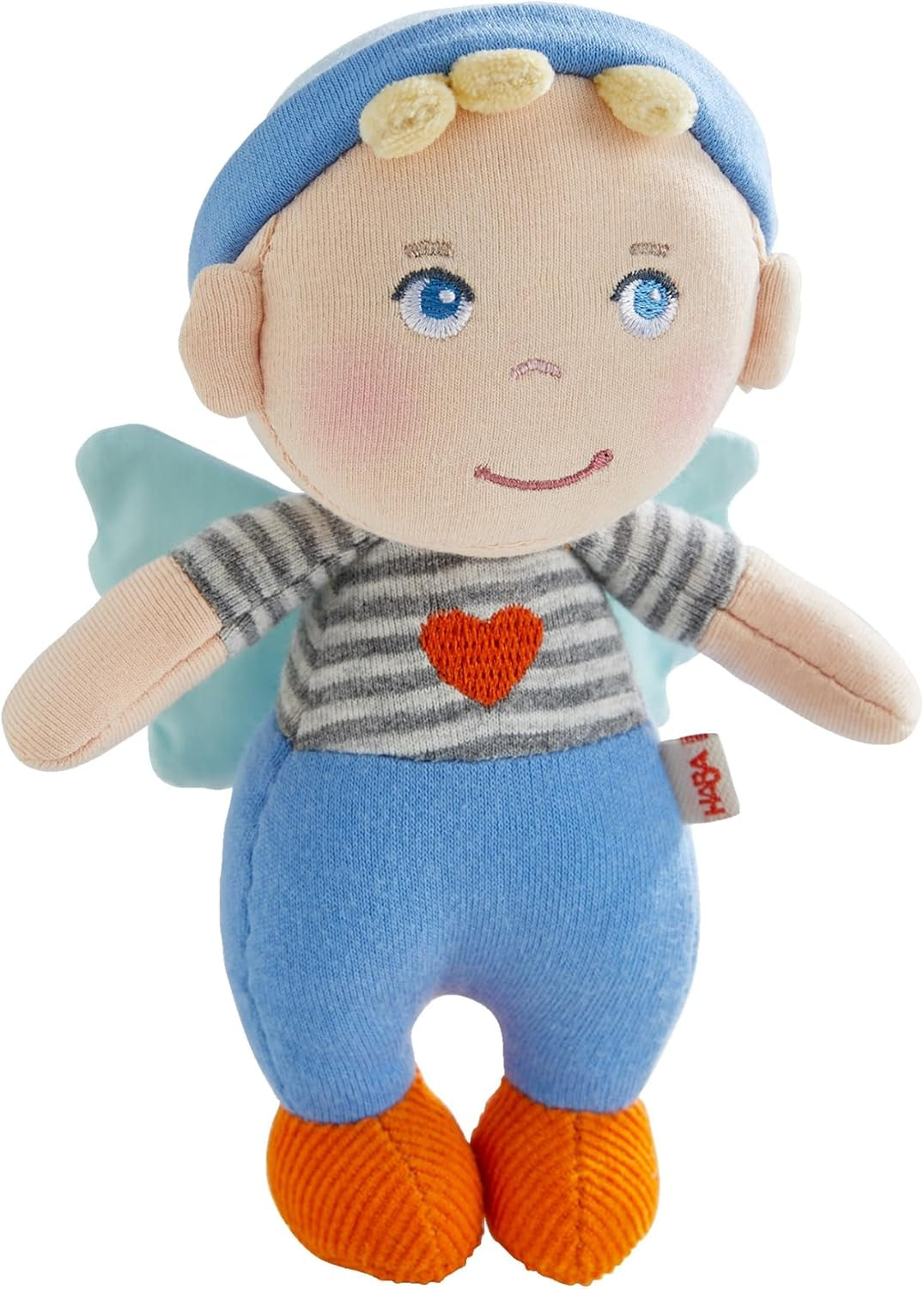 HABA Guardian Angel Mats - Plüss textil baba (15 cm), ideális üdvözlőajándék babáknak és kisgyermekeknek - 30°C-on mosható - 2011869001 Dolls Naty Shop Alapértelmezett cím