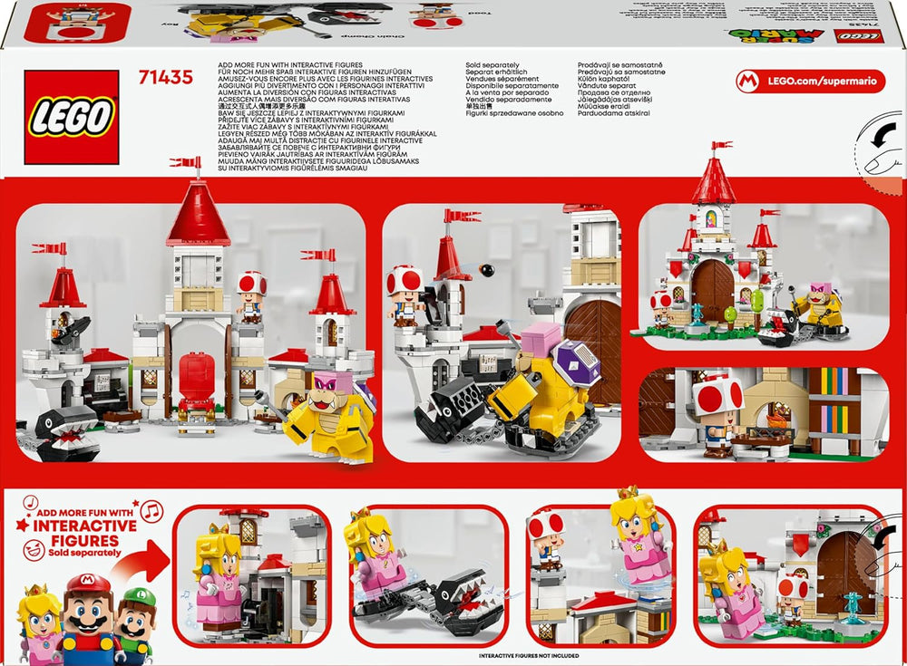 LEGO Super Mario Roy csatája a gombapalotában kalandkészlet Nintendo karakterekkel Ajándék lányoknak, fiúknak és játékosoknak 7 éves 71435 építőkészletek Besuche den LEGO-Store