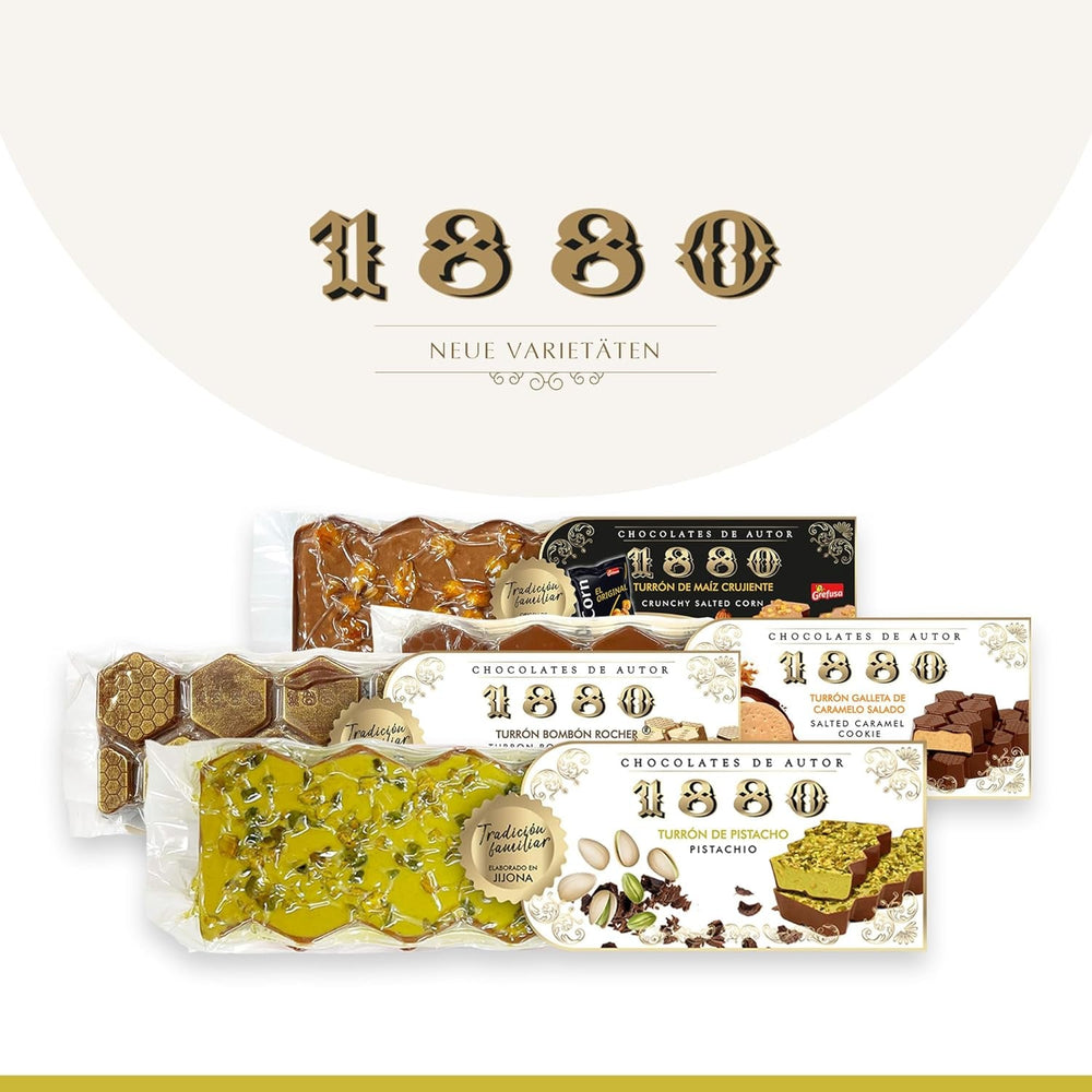 Turrón cu fistic din ciocolată artizanală, 200g, textură cremoasă, calitate superioară, ingrediente fine, gust autentic, cel mai scump turrón din lume