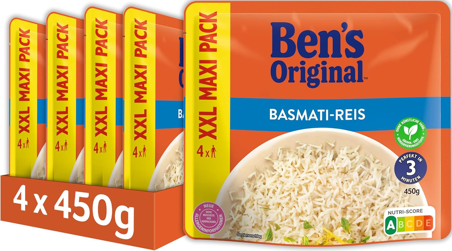 BEN'S ORIGINAL™ Express Basmati rizs 6 x 220 g