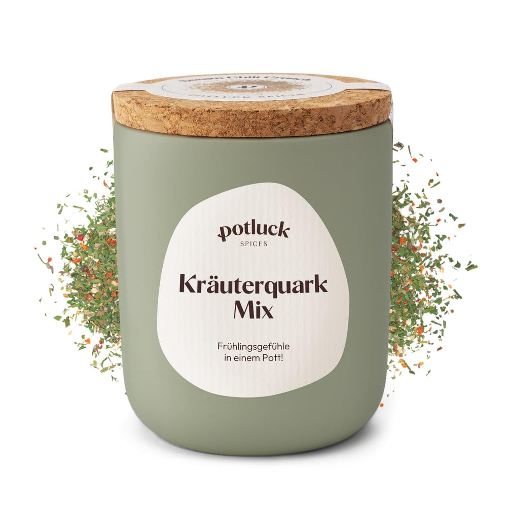 Potluck | Tészta és Pizza Kräuter | Gewürzzubereitung im Keramiktopf | 40g | Vegán, gluténmentes és természetes alapanyagokból