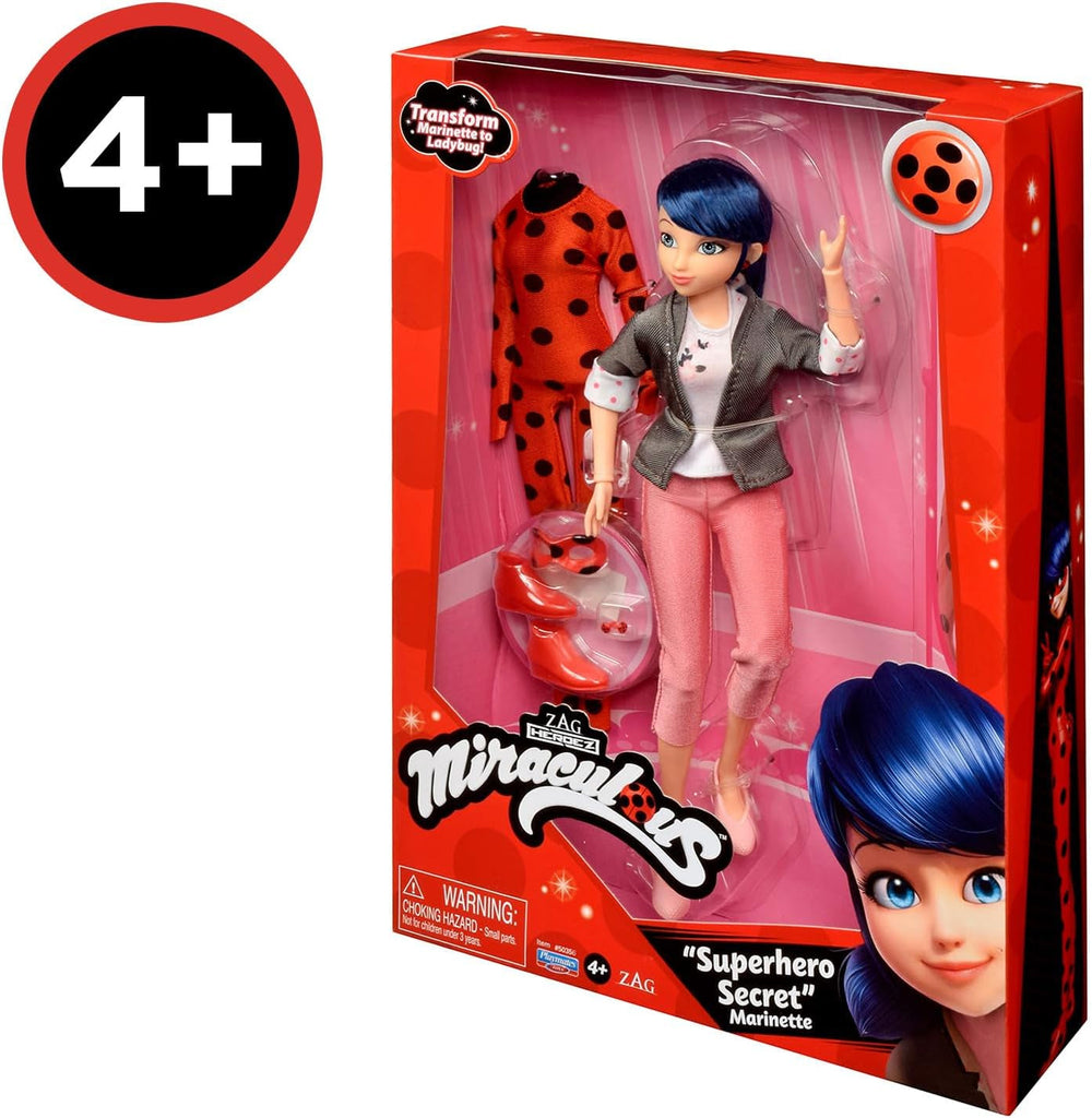 Bandai - Miraculous Ladybug - Păpușă de îmbrăcat 26 cm cu două ținute - Ladybug - P50355 Papusi Naty Shop