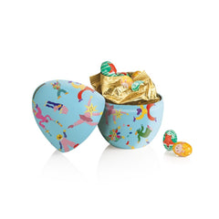 Salvadanaio di latta ovetti di cioccolatoval 100 g