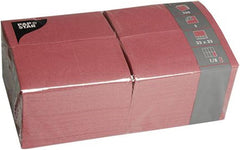 Papstar 84577 250 șervețele, 3 straturi 1/8-fold 33 Cm X 33 Cm, Bordeaux