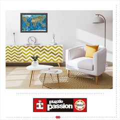 Educa - Puzzle 1000 db felnőtteknek | A világ csodái, 1000 darabos puzzle felnőtteknek és gyerekeknek, turisztikai látványosságok, világtérkép. Jigsaw puzzle felnőtteknek 14 éves kortól (19022) Puzzle Naty Shop