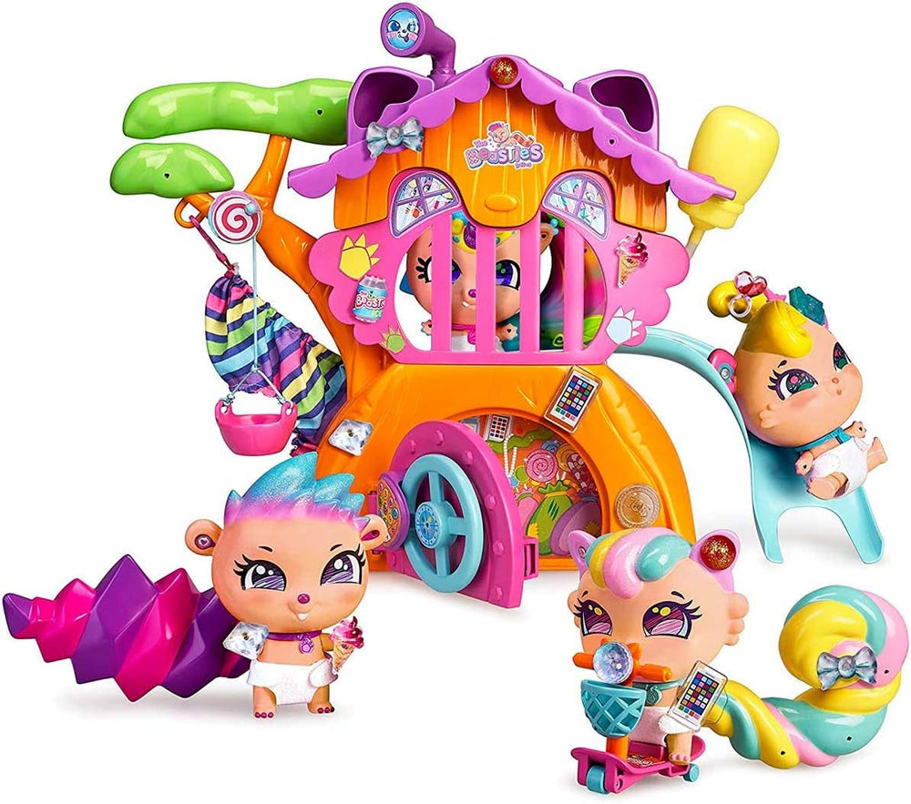 The Bellies from Bellyville - Beetree House, Beasties House Bellies barátok, babatartozékok, ajándékok (Famosa 700015795) Naty Shop Babaházak