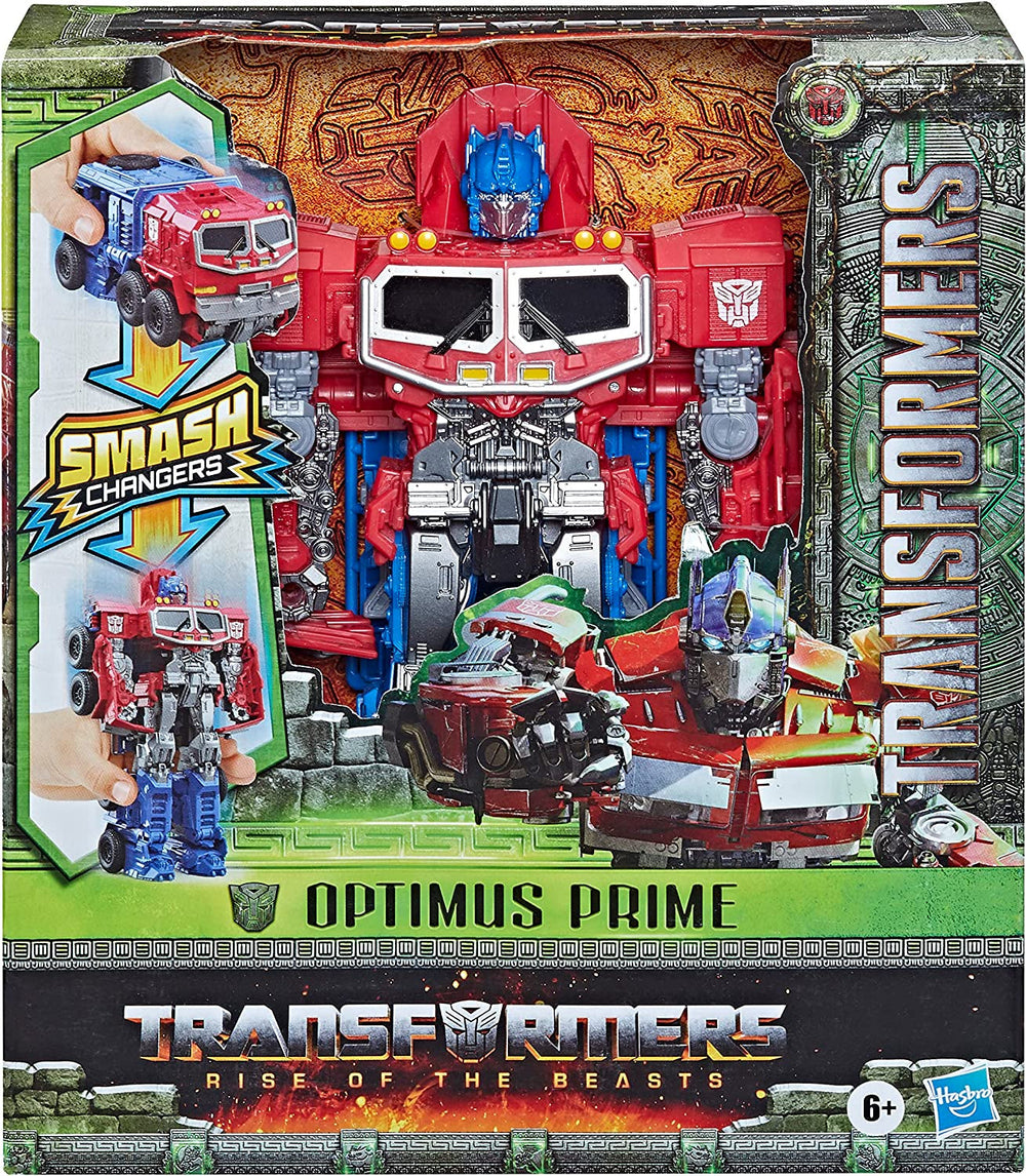 Transformers játékok a Rise of the Beasts, Smash Changer Optimus Prime 6-os, 22,5 cm-es Akciófigurák Naty Shop filmhez