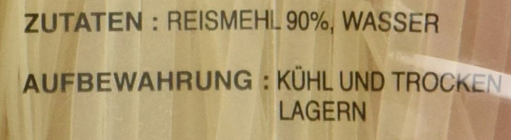 Aroy-D rizstészta gluténmentes 3 mm-es kiszerelés (1 csomag x 375 g)