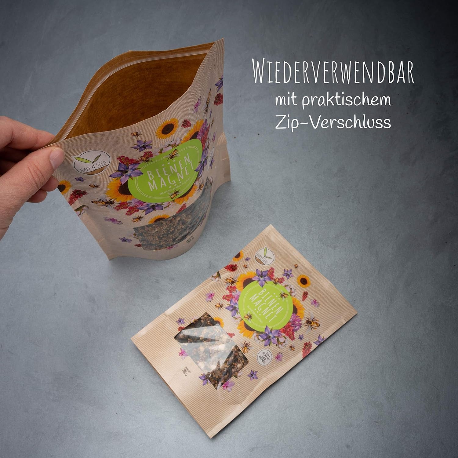 100 g vadvirágmag a színes méhlegelőhöz – Élénk és nektárban gazdag vadvirágmagkeverék méheknek és lepkéknek (Ingyenes e-könyvet tartalmaz)