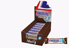 Snickers csokoládé fehérjeszeletek - gazdag ízű karamell mogyoróval és nugáttal, tömeges kiszerelés 18x47g