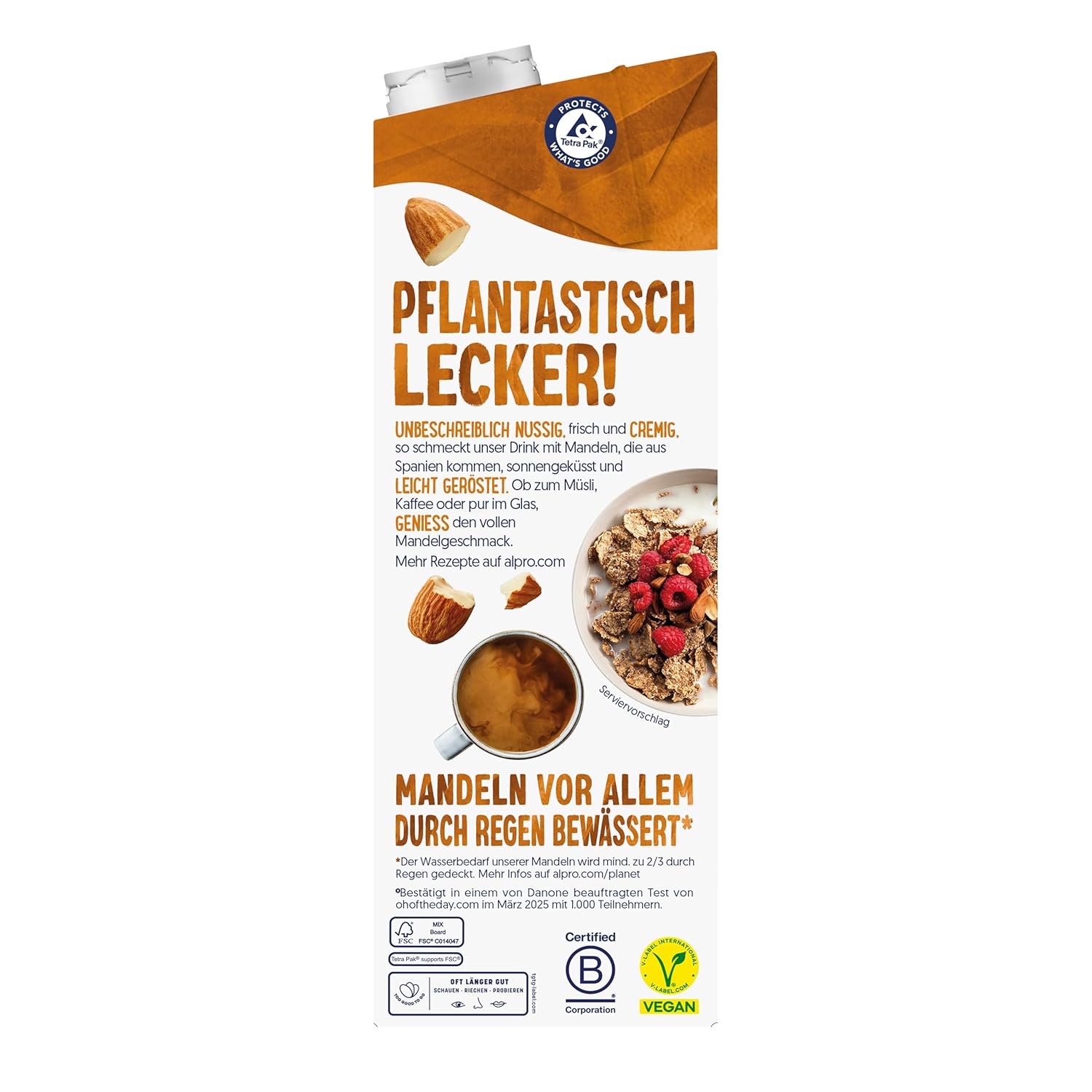 Alpro Mandeldrink cukormentes – kalcium- és vitaminforrás