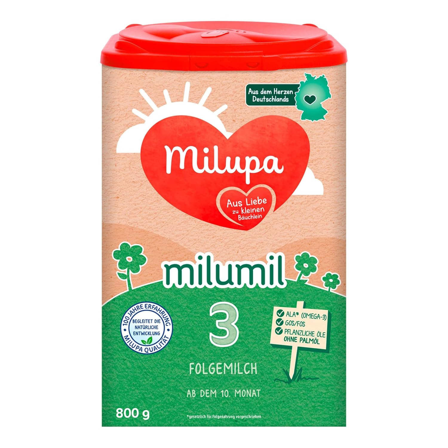 Milupa Milumil Pre, Tejpor babáknak - Fontos tápanyagokkal és pálmaolaj nélkül - 800 g Naty Shop 800 gramm Milumil 3