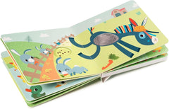 Lilliputiens - Carte tactilă și sonoră - Tema fermei - Povești interactive și sunete amuzante - Încurajează vederea, auzul și simțirea - De la 12 luni - 83152 Jucarii Bebe Naty Shop