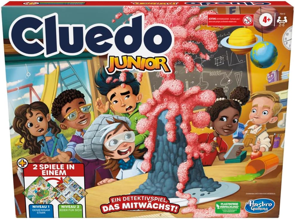 A Hasbro Gaming Cluedo Conspiracy társasjátéka felnőtteknek és tizenéveseknek, a rejtélyes játék német változata, 4-10 játékos számára, 14 éves kortól