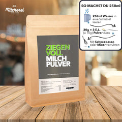 Milcherei kecsketejpor - regionális adalékanyagok nélkül 800g
