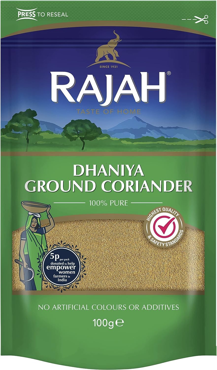 Rajah Kreuzkümmelsamen – Egész Kreuzkümmelsamen zum Würzen und Kochen – 1 x 85 g