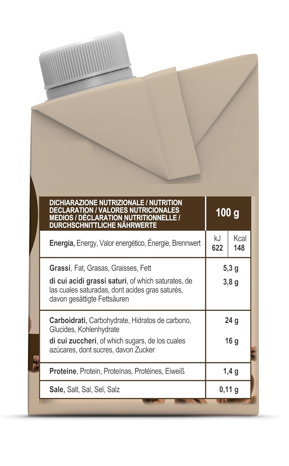 Gimoka Cream Caffè Latte Laktózmentes Gluténmentes Tartósítószer nélkül