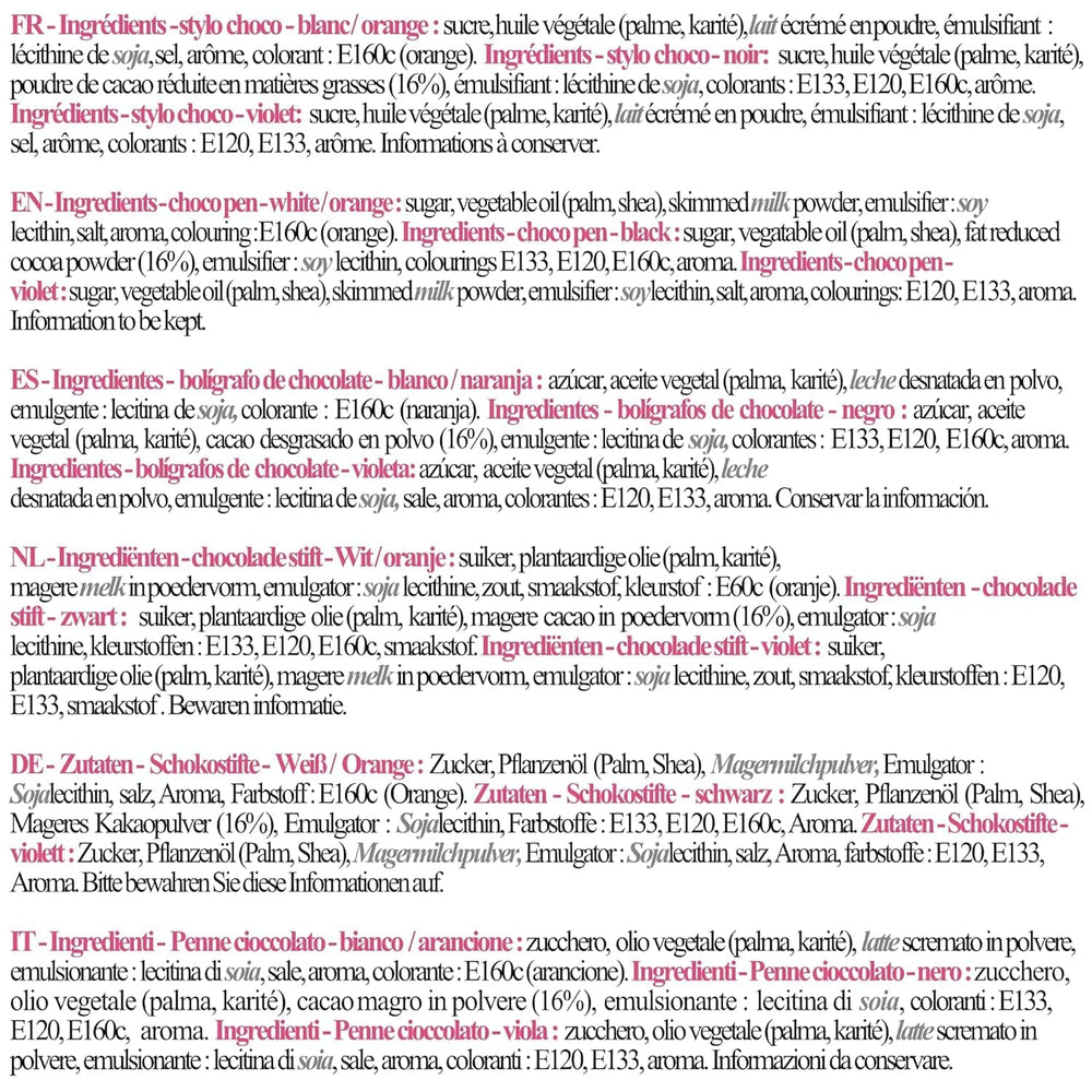 Scrapcooking - 4 halloween csokoládé toll készlet - fekete, narancssárga, lila és fehér, írjon és rajzoljon desszertekre, süteményekre és kekszekre Naty Shop