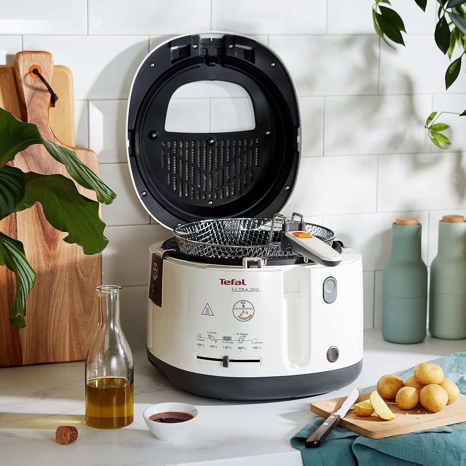 Tefal FF1631 Filtra One olajsütő, 1900 W, Kapacitás 1,2 kg Háztartási gépek Naty Shop