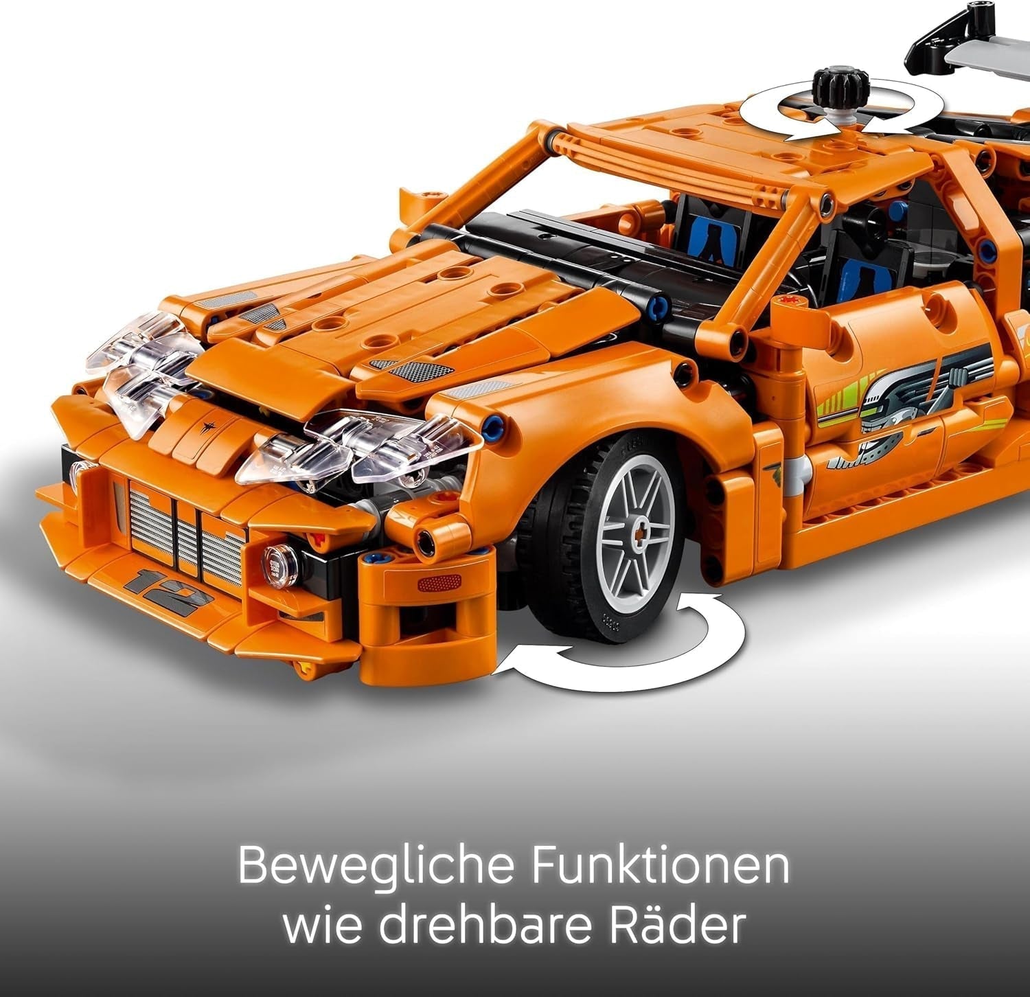 LEGO Technic Fast and Furious Toyota Supra MK4 - Játékautó - 6 hengeres motorral és nyitható ajtókkal - Modellkészlet 9 év feletti fiúknak és lányoknak - Születésnapi ajándékötlet 42204 Építőkészletek Beuche den LEGO-Store