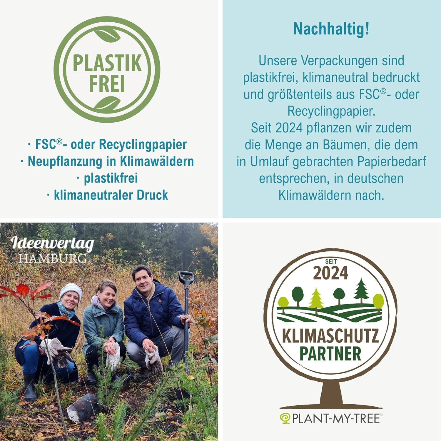 10x "Glück to grow" Semenbomben als Glückbringer 2026 & Blumensamen Geschenk | Mitbringsel Erwachsene & kleine Gastgeschenke Silvester - Kleeblatt Glückbringer Prüfung - inkl. Ajándékkártyák készlet