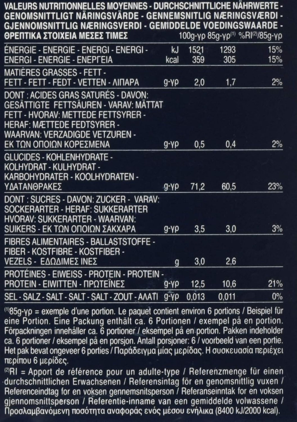 Barilla Collezione Fusilli tészta rövid darabok, (1 x 500 g)