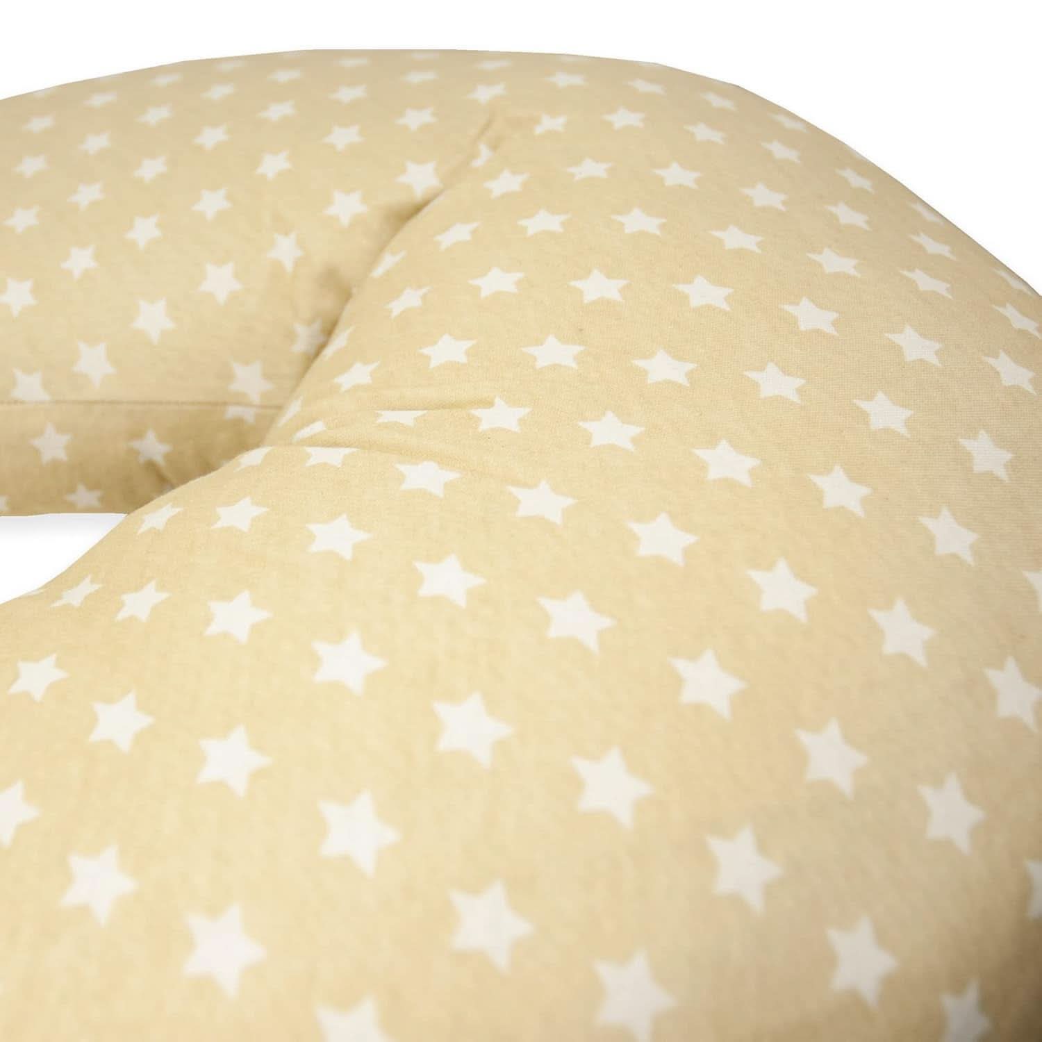 Szoptatós párna újszülötteknek, XL, 100% pamut huzat, levehető és mosható, poliészter töltet, csillag motívum Kiegészítők Étel és szoptatás Bebe Naty Shop