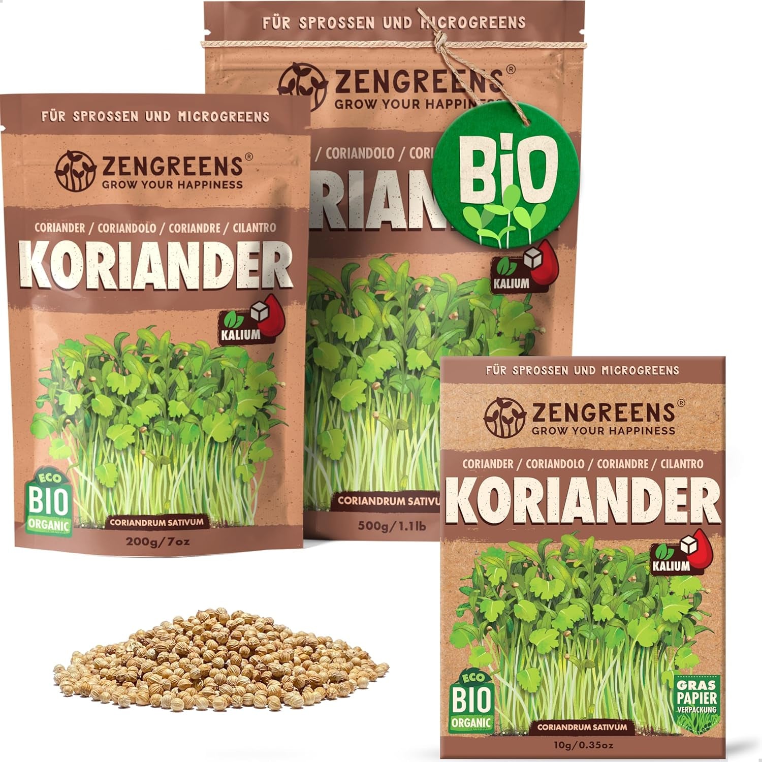 Bio Sonnenblumen Samen - Wähle Zwischen 10G, 200G Und 500G - Sonnenblume Mit Keimrate Von Über 97% - Keimsprossen - Sonnenblumensamen Zum Sprossen Ziehen - Wiederverschließbare Verpackung