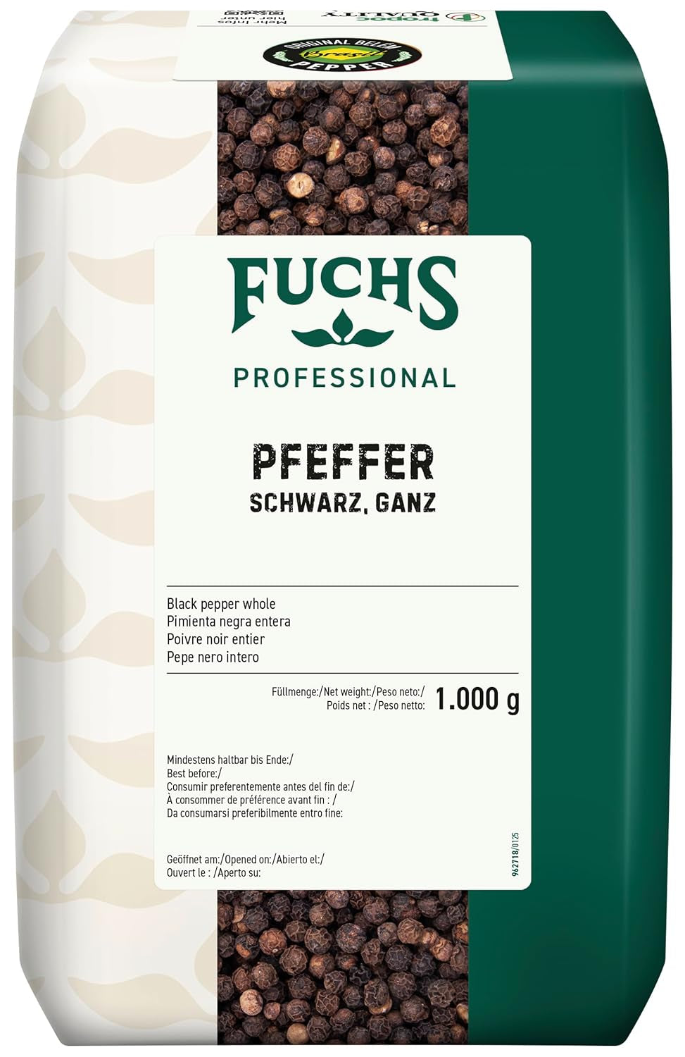 Fuchs Pfeffer schwarz ganz spezial (1 x 1 kg) | 1. csomag