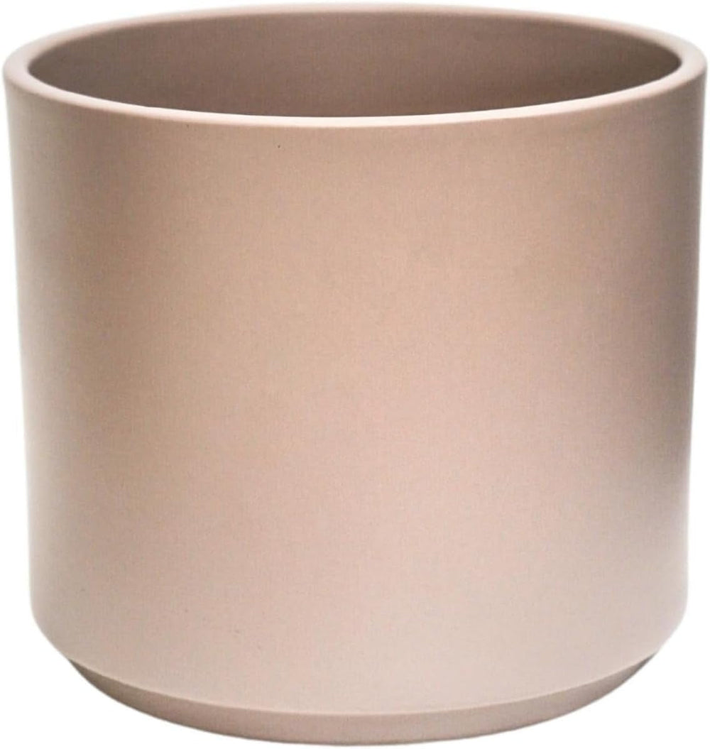 Ghiveci ceramic, model geometric în formă de lămâie, 12 x 12 cm