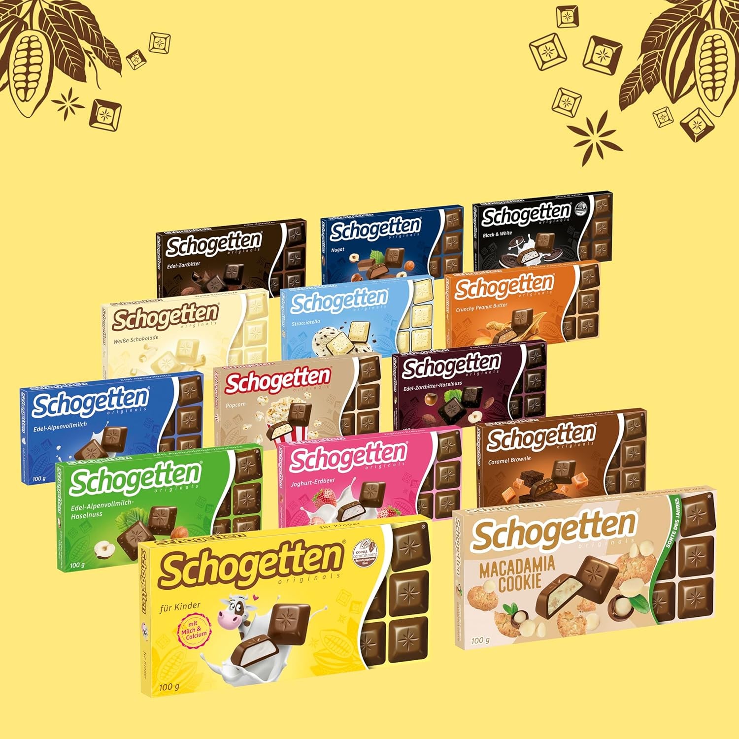 Schogetten gyerekeknek, tábla csokoládé 100g, tejcsokoládé krémes tejes töltelékkel, kényelmesen adagolva. Egy finomság. Darabról darabra.