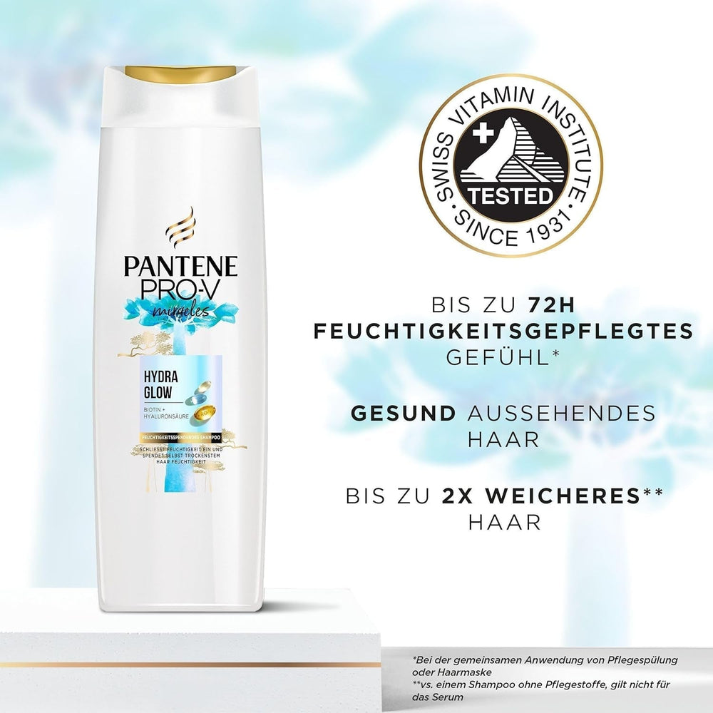 Pantene Pro-V Hydra Glow hidratáló sampon biotinnal száraz, sérült hajra Pantene zuhany és fürdő