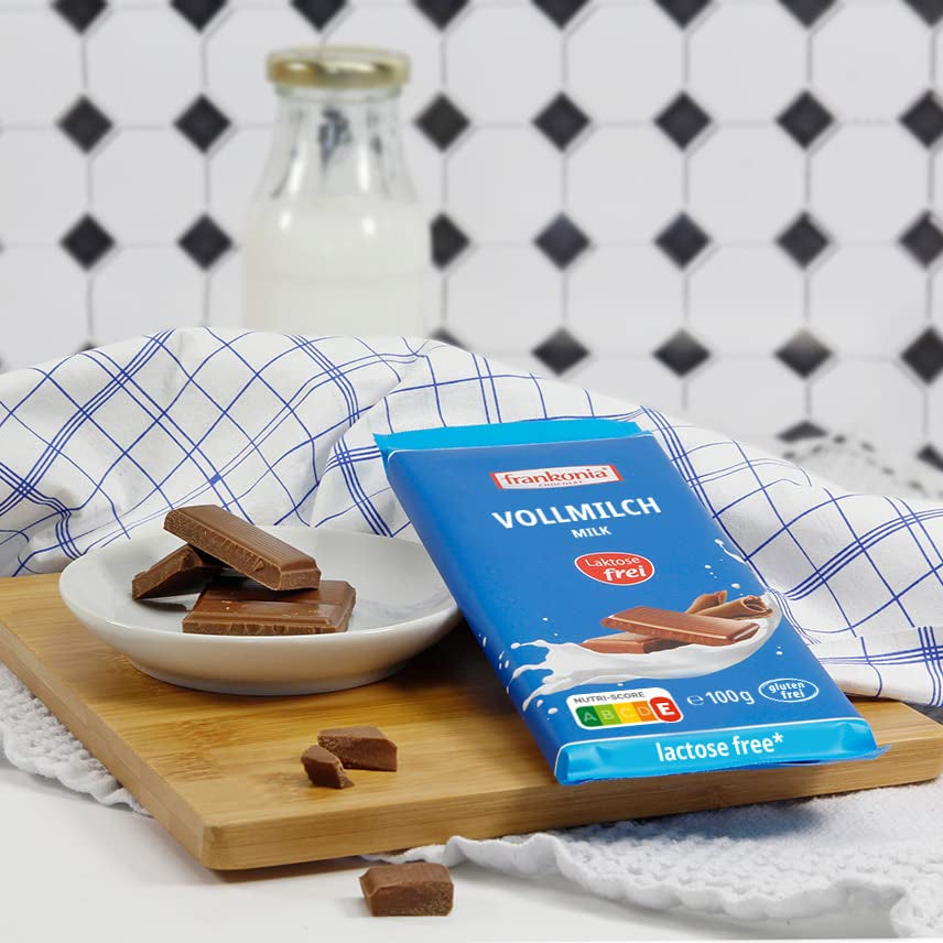 frankonia CSOKISKOLA Teljes tejcsokoládé laktóz és glutén nélkül, 100 g