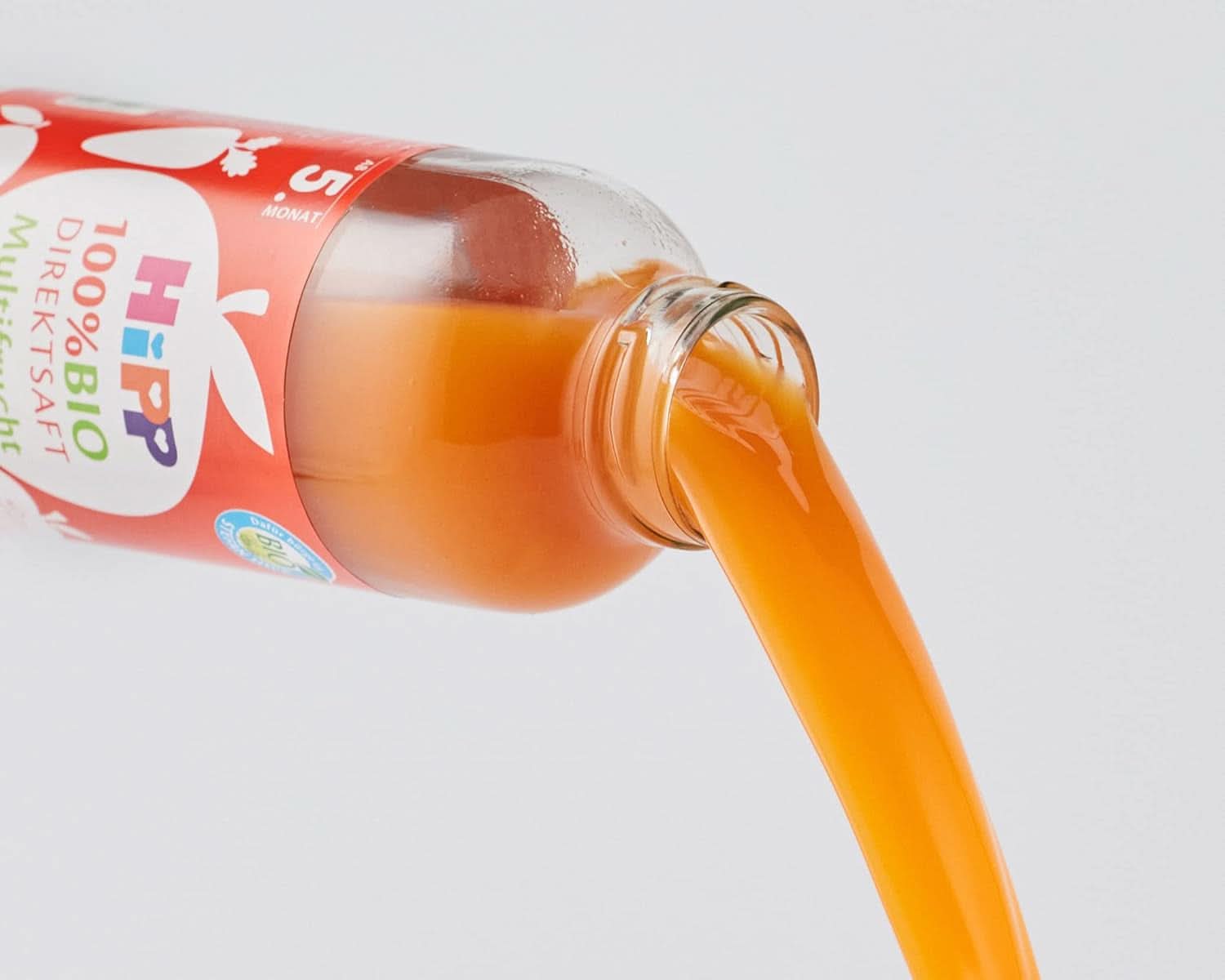 Hipp 100% bio gyümölcslevek, multifruit sárgarépával, 6 db-os (6 x 330 ml) Naty Shop