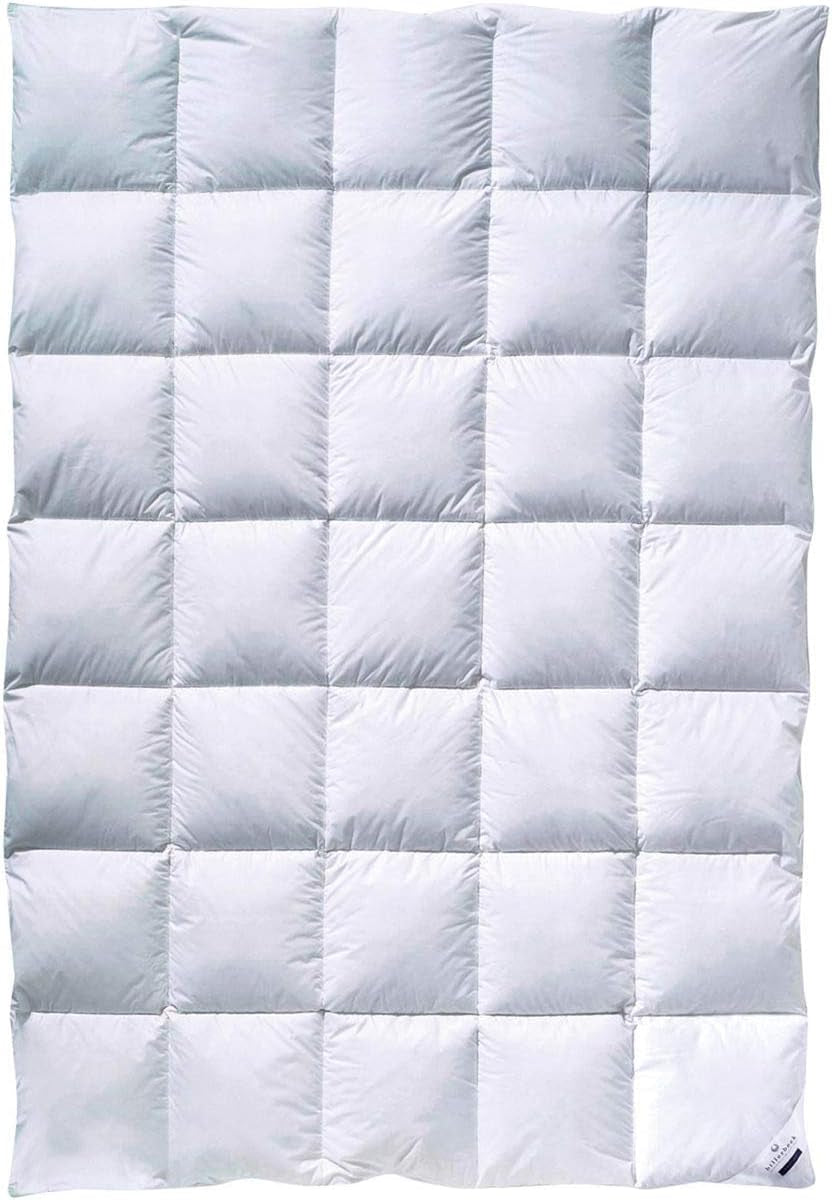 Plapumă din puf Billerbeck Martina® - Plapumă 135 X 200 Cm - Plapumă pentru toate anotimpurile - Potrivit pentru alergici - 90% puf de gâscă, 10% pene de gâscă - Alb Plapumi si pilote Naty Shop Mediu (M) 155 X 220 Cm