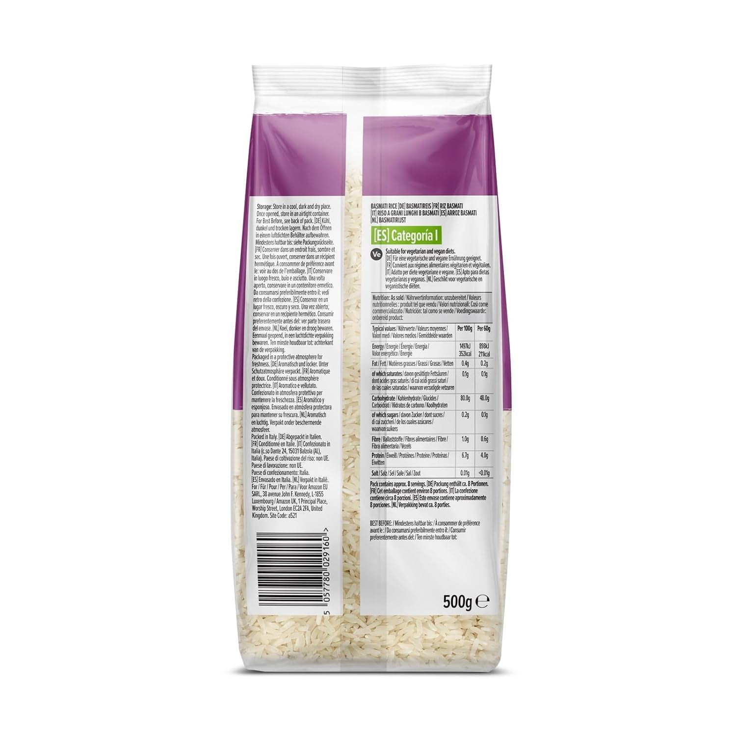 Basmati rizs Amazonról, 500g
