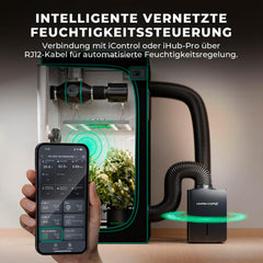 MARS HYDRO párátlanító, 12 l/nap, automatikus leolvasztás, időzítő funkció, szobai párátlanító sátrakhoz, pincékhez és növényekhez, 1,2 literes víztartály