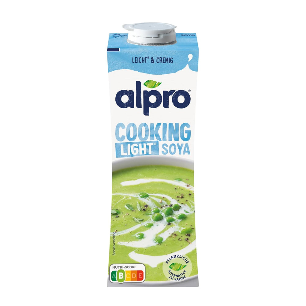 Alpro Cooking Soya – Vegán Kochcreme aus Soya semleges ízű hideg és meleg ételekhez – 15 x 250 ml
