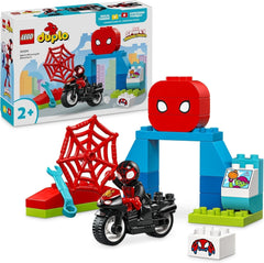 LEGO DUPLO Marvel Spins Motoros kaland, Fantasy játékkészlet a Pók és szuper barátai című tévésorozathoz, oktatási építő és újjáépítő játék 2 éves és annál idősebb gyermekek számára 10424 Építőkészlet Besuche den LEGO-Store Alapértelmezett cím