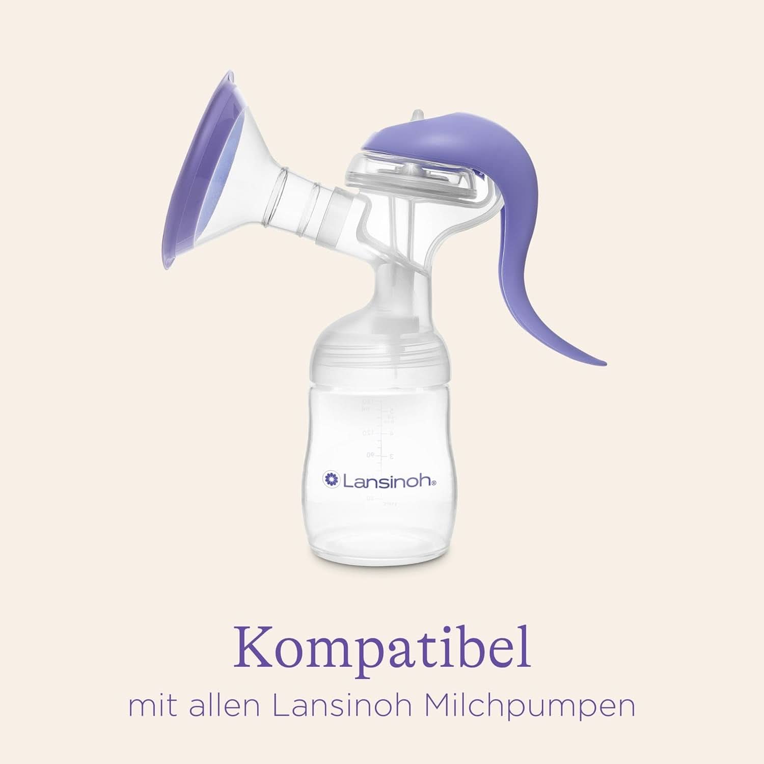 Lansinoh Muttermilchflaschen, 4 X 160 Ml - Zur Sicheren Muttermilch Austellungen - Neues Kompaktes Design Für Verbesserte Stabilität - Mit Stapelbarem Deckel Kiegészítők Étel és szoptatás Bebe Naty Shop