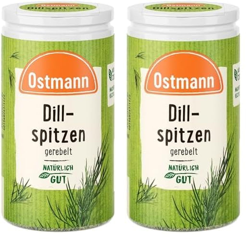 Ostmann Gewürze - Dillspitzen gerebelt | Ideális burgonyasalátához, halételekhez és mustárszószhoz 12,5 g in der Streudose