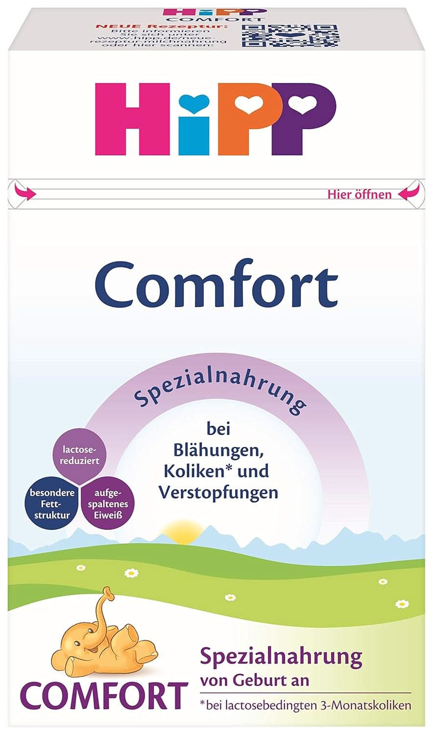 Hipp special food speciális reflux eledel, 4 x 600 grammos Naty Shop