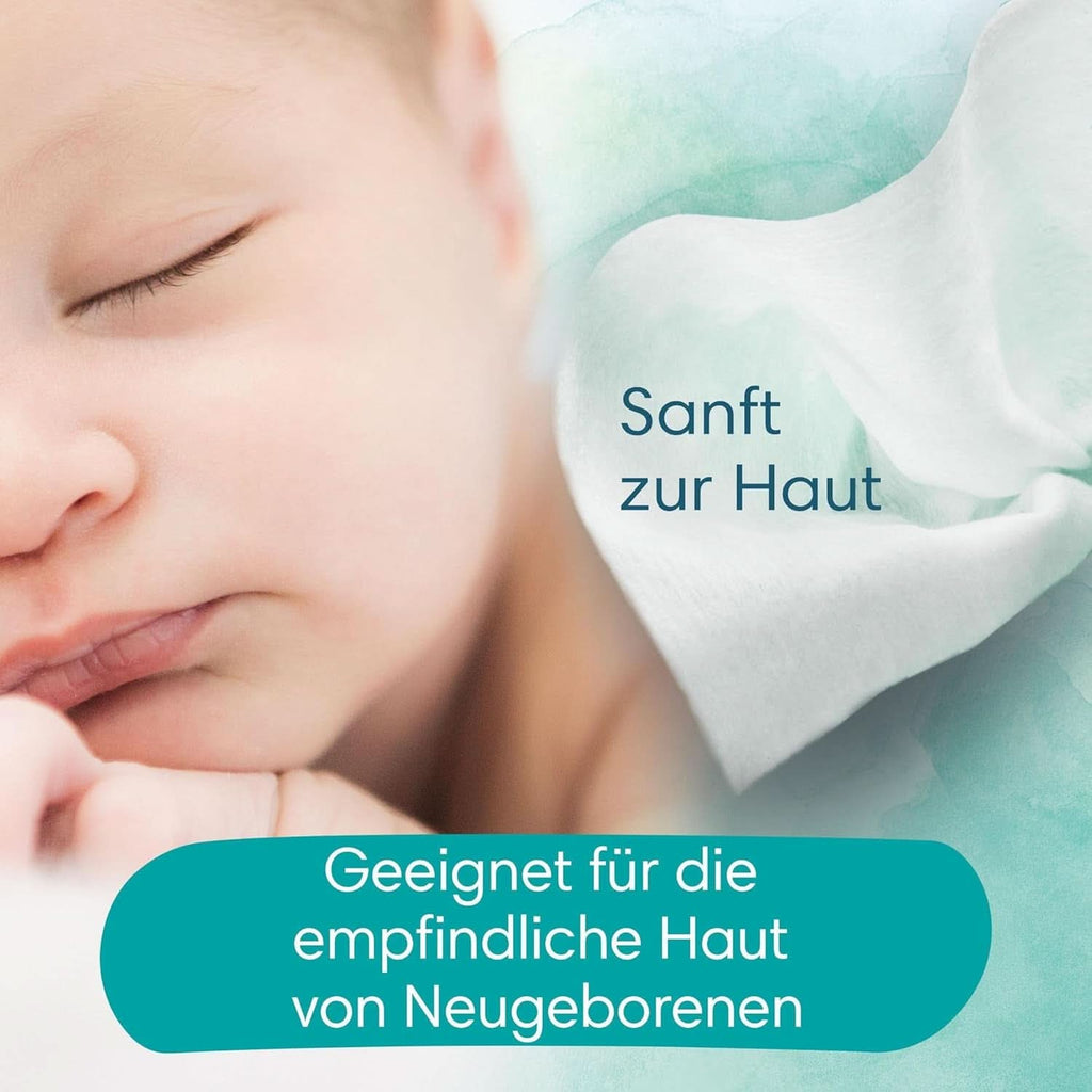 Pampers Harmonie Aqua Feuchttücher 6 Packungen Mit Jeweils 48 Feuchttüchern - 288 Feuchttücher, Die Helfen, Den Natürlichen Ph-Wert Der Haut Wiederherzustellen, Leichte Lotion Mit 99% Wasser Naty Shop