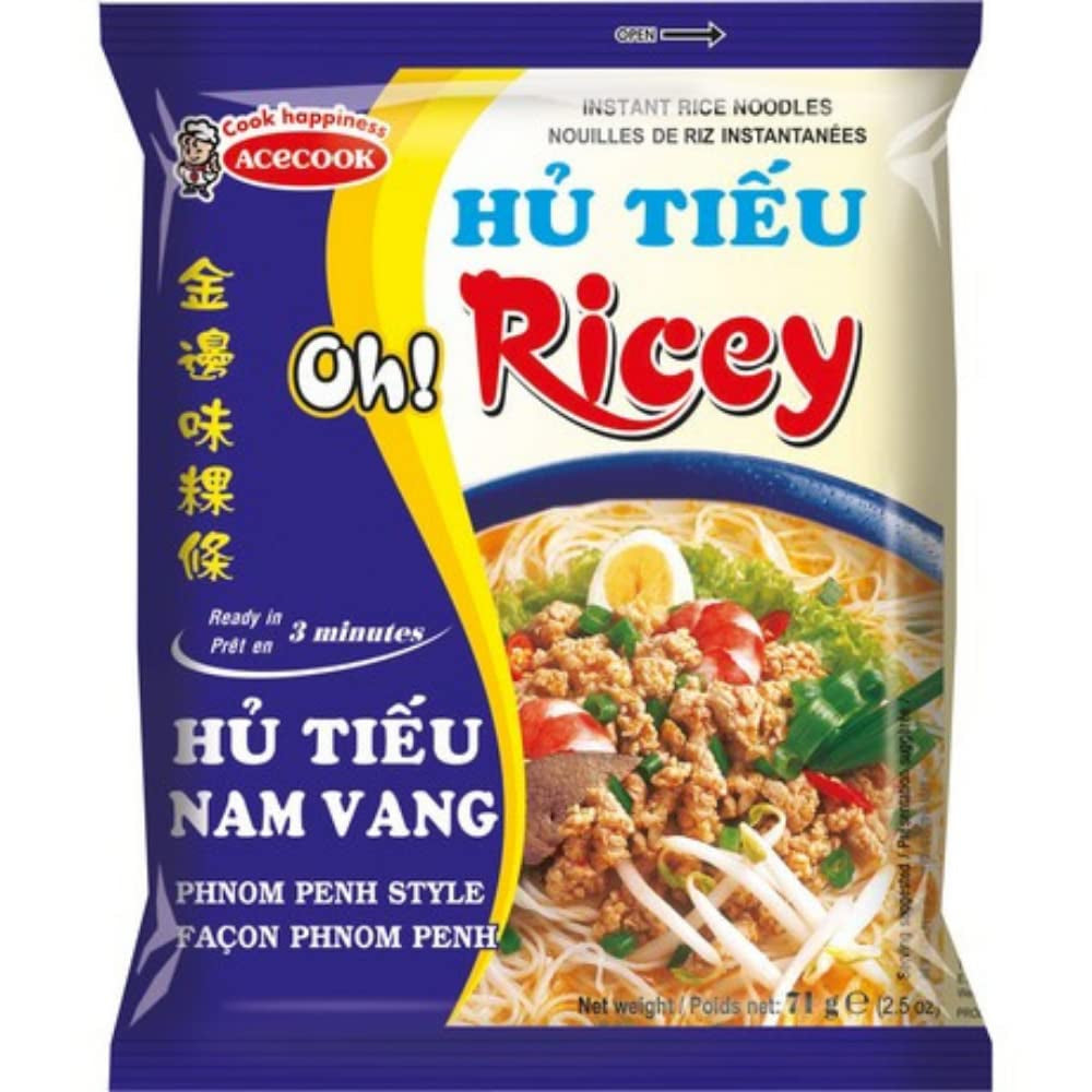 ACECOOK – VAGY Nam Vang instant rizstészta – gyűjtőcsomagolás (24 x 71 g)