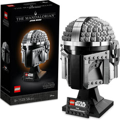 LEGO Star Wars Mandalorian sisakmodell, gyűjtőszoba dekoráció és csodálatos ajándék felnőtteknek, készlet, férfiak, nők, anya, apa, ajándékötlet a kollekcióhoz 75328 Építőkészletek Besuche den LEGO-Store Single